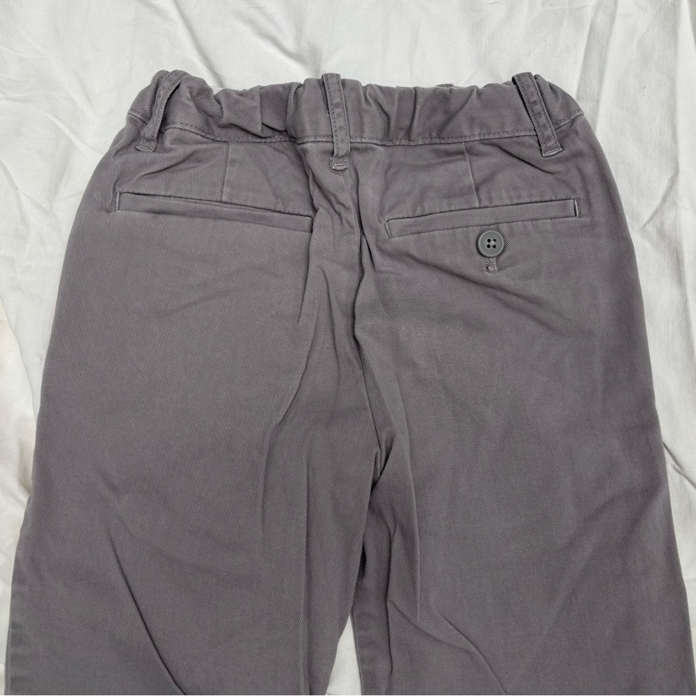 CREWCUTS Grey Khaki Stretch Waist Boys Pants size 7